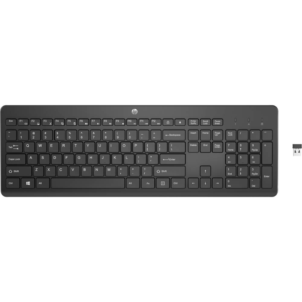 Клавиатура HP 230 WL UKR Black (3L1E7AA) Комплектация клавиатура