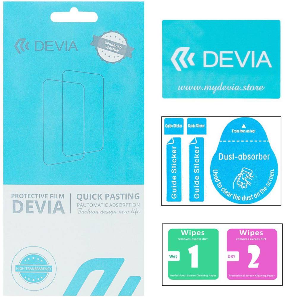 Захисна плівка DEVIA гідрогелева для Samsung Galaxy M13 5G двостороння (DV-SM-M13FB) Тип плівка