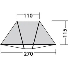 Намет EASY CAMP пляжний Beach Grey Sand (120429)