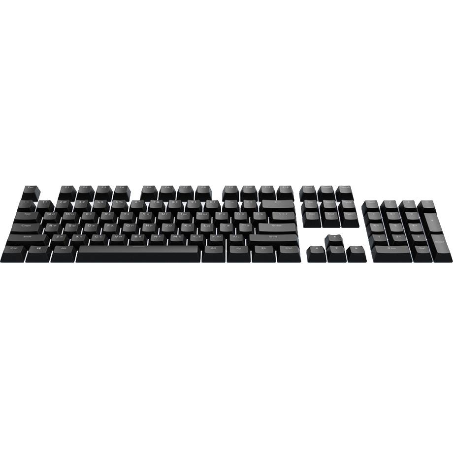 Набір кейкапів DARK PROJECT PBT KS-45 ENG/UA/RU Black (DP-KS-0045) Основні характеристики 104 кейкапи в наборі, матеріал полібутилентерефталат (PBT)