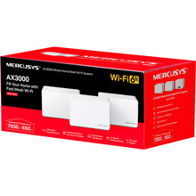 Mesh Wi-Fi система MERCUSYS HALO H80X 3PK AX3000 MESH (HALO-H80X-3-PACK)