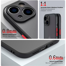 Чохол ARMORSTANDART Frosted Matte для Xiaomi Redmi A2 Dark Green (ARM66742)