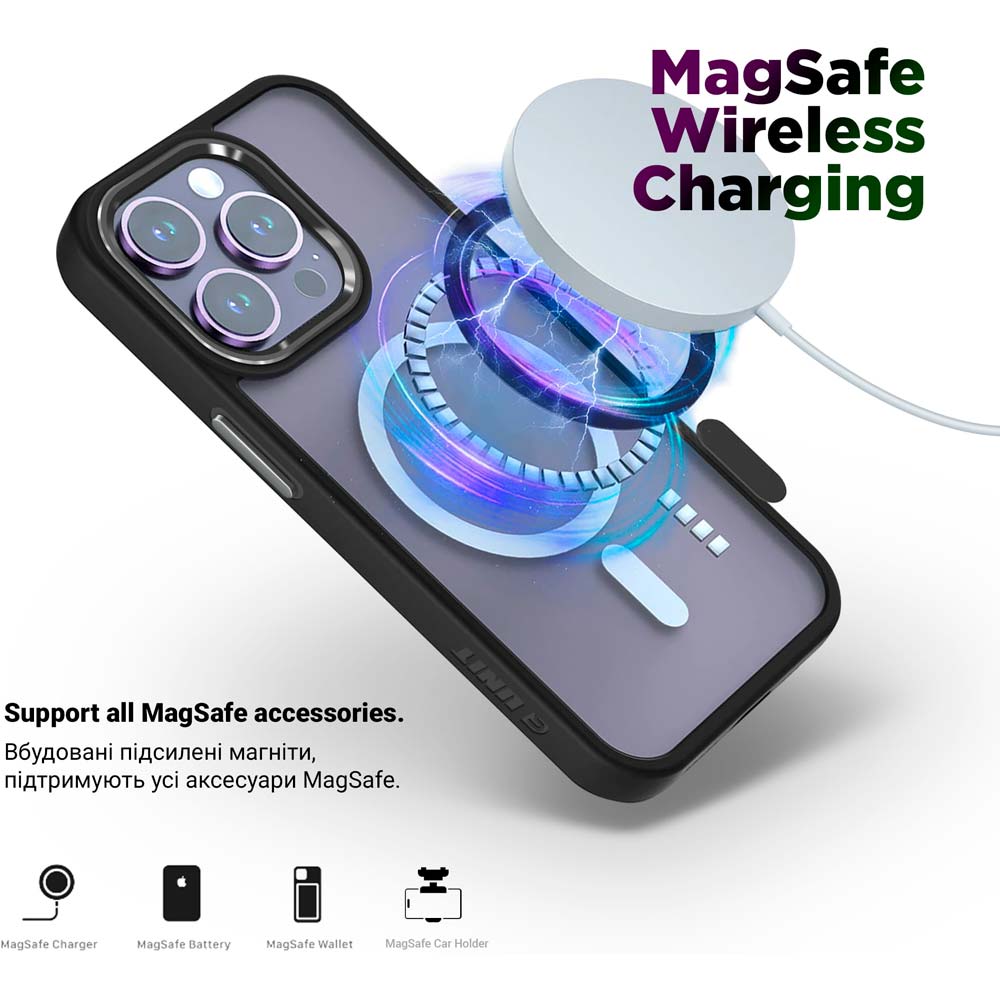Чохол ArmorStandart Unit MagSafe для Apple iPhone 11 Black (ARM66929) Тип чохол-накладка