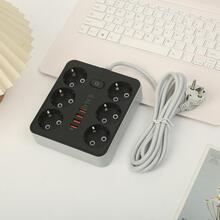 Мережевий фільтр XOKO SP-6-4-2 6 розеток + 6xUSB 2м 10А Black (XK-SP-6-4-2-BK)