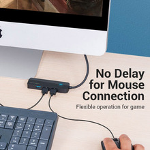 Док-станция VENTION USB 3.1 Type-C - 3 x USB 3.0 + MicroUSB + RJ45 Black (TGPBB)