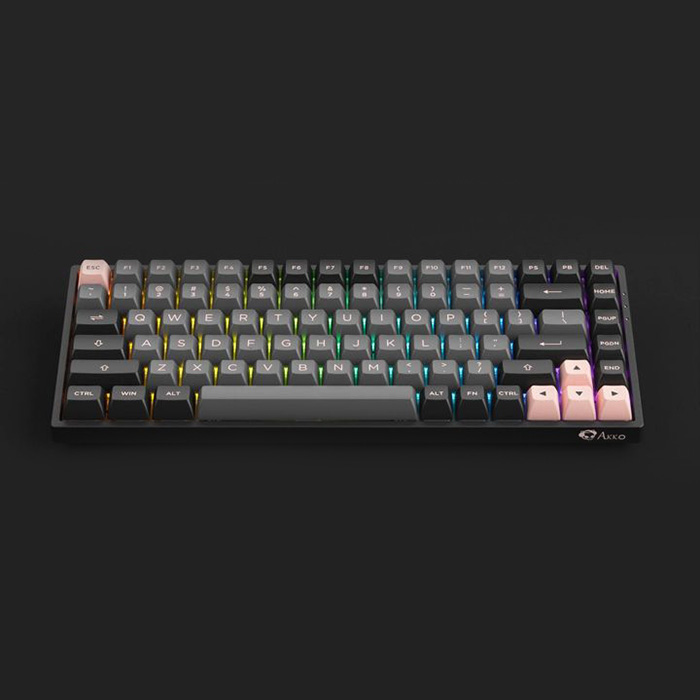 Клавиатура AKKO 3084B Plus Black&Pink Jelly Pink Switches RGB Подключение беспроводное