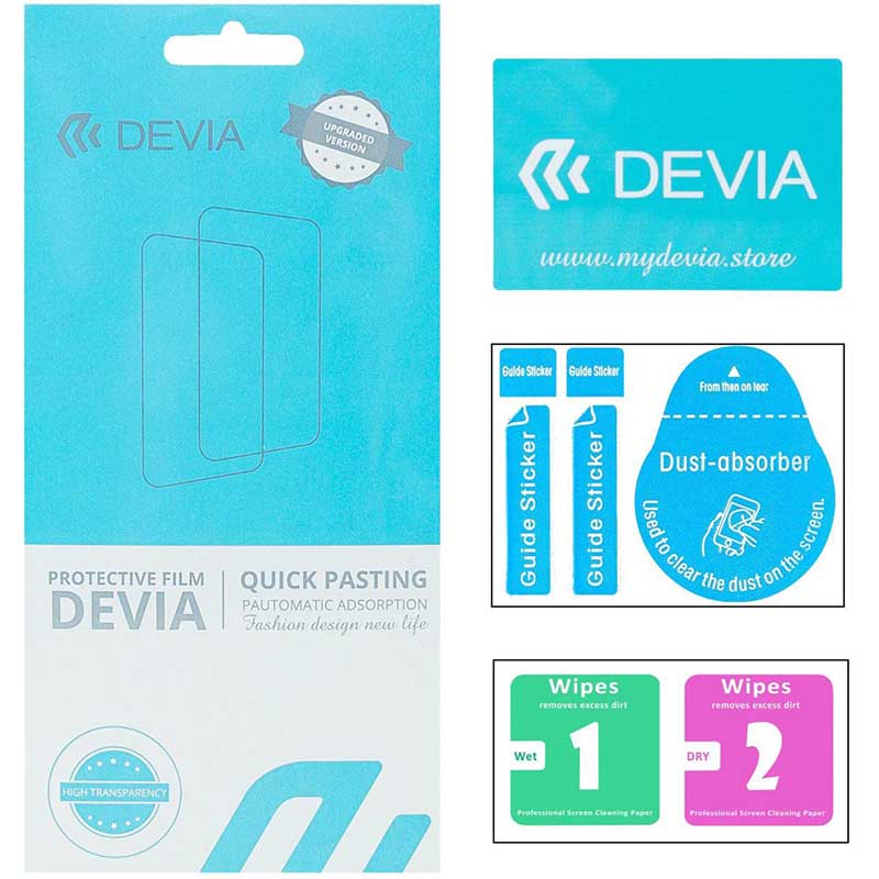 Захисна плівка DEVIA гідрогелева для Tecno Spark 7 Go (DV-TCNS7U) Тип плівка