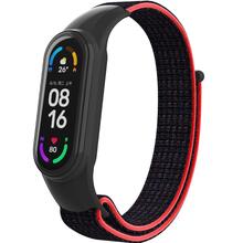 Ремінець ARMORSTANDART Xiaomi Mi Band 7/6/5/4 Black/Red (ARM67843)