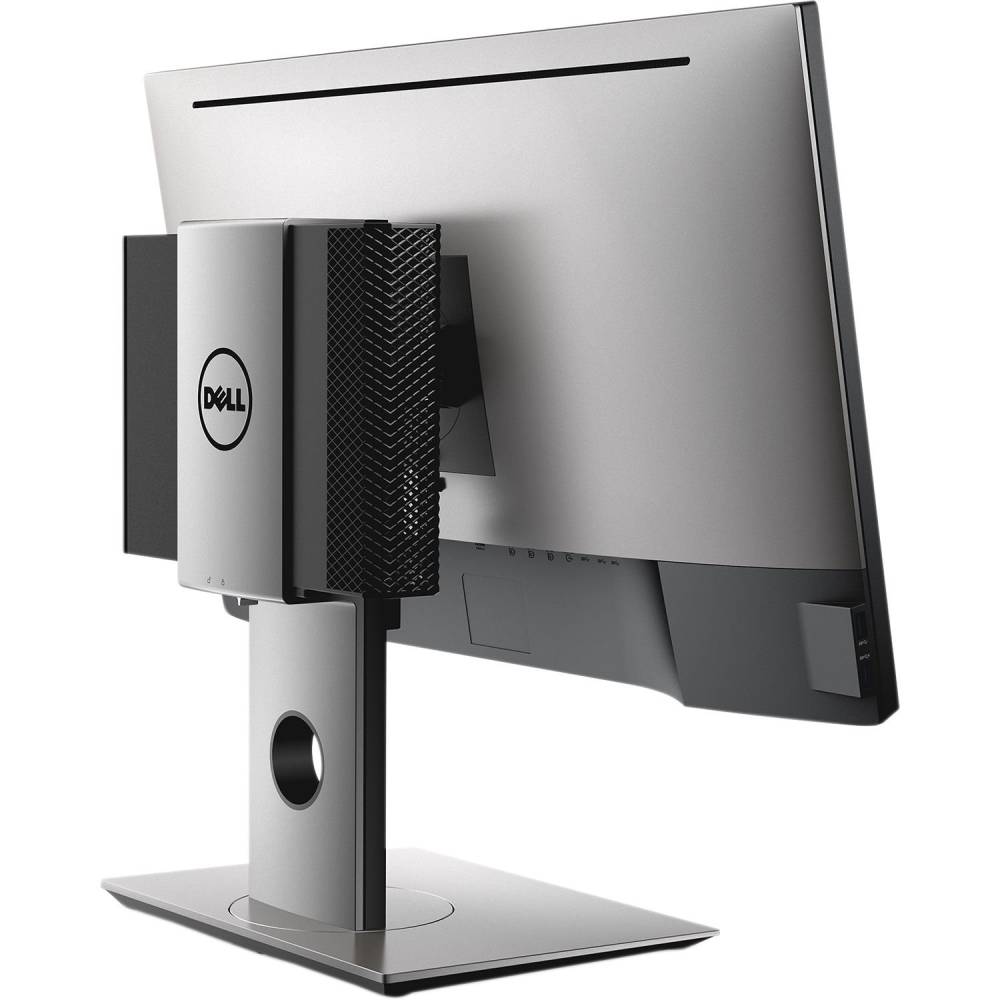 Підставка для монітора DELL Micro AIO Stand MFS18 CUS KIT (452-BCQC-ITDBRS21) Основні характеристики Для діагоналі монітора 19–27″, VESA 100x100 мм, Максимальне навантаження 5.7 кг, Кут нахилу Від −5° до +21°, Кут повороту 90°, Кут обертання 180°, Регулювання висоти 130 мм