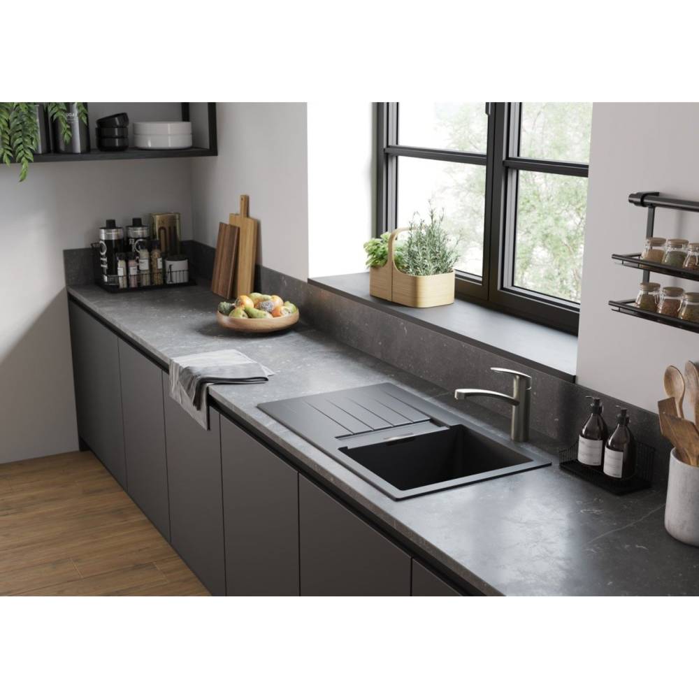 Мийка HANSGROHE S52 Gray Stone (43356290) Спосіб монтажу накладний