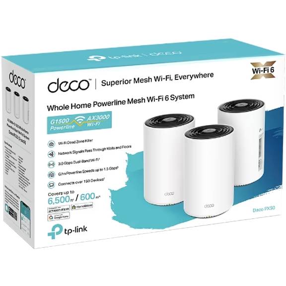 Заказать MESH система TP-LINK Deco PX50 (3-pack)