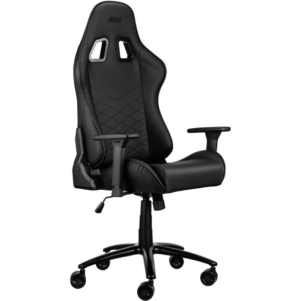 Крісло 2E GAMING Chair BUSHIDO Black/Black Матеріал оббивки шкірозамінник