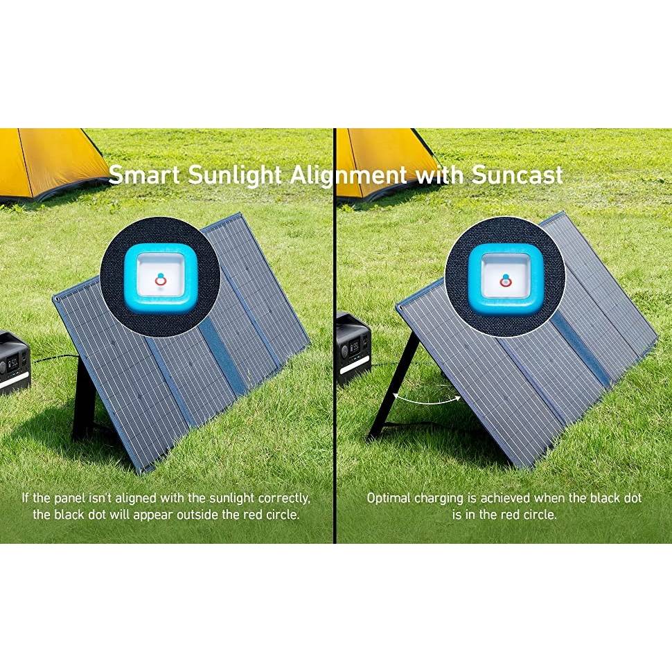 Солнечная панель ANKER 625 Solar Panel - 100W XT60/15W 1xType-C/12W 1xUSB Solar Charger Подходит для зарядки ноутбуков