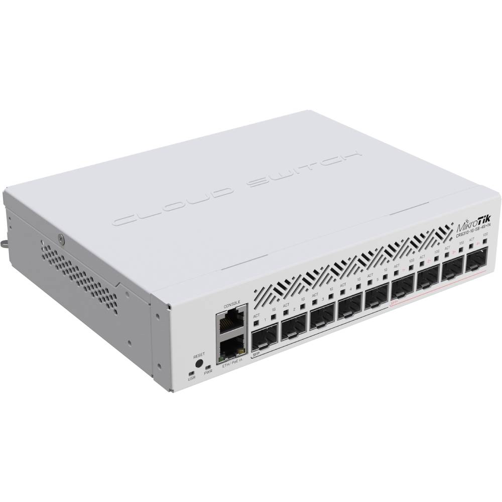 Комутатор MIKROTIK CRS310-1G-5S-4S+IN Форм-фактор монтуємий в стійку