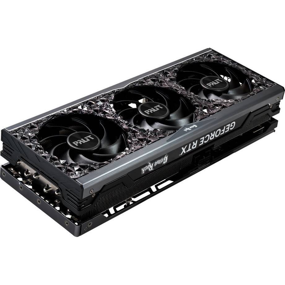 Видеокарта PALIT GeForce RTX 4070 TI GAMEROCK OC 12GB 192Bit 2775/21000MHz (NED407TU19K9-1045G) Объем встроенной памяти, Гб 12