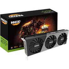 Видеокарта INNO3D RTX4070 TI X3 12GB 192bit 2310/21000MHz (N407T3-126X-186148N)