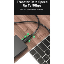 Переходник CABLETIME USB3.0 A Male - USB Type-C Female OTG (CP73B)
