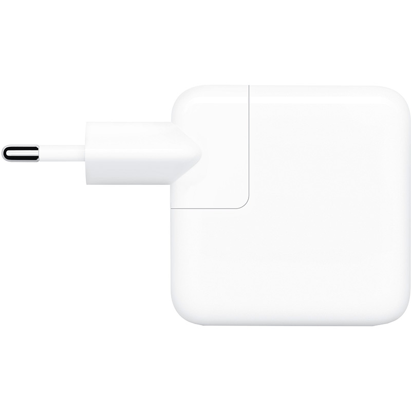 Сетевое зарядное устройство APPLE 35W Dual USB-C Port Power Adapter White (MNWP3ZM/A) Кабель отсутствует