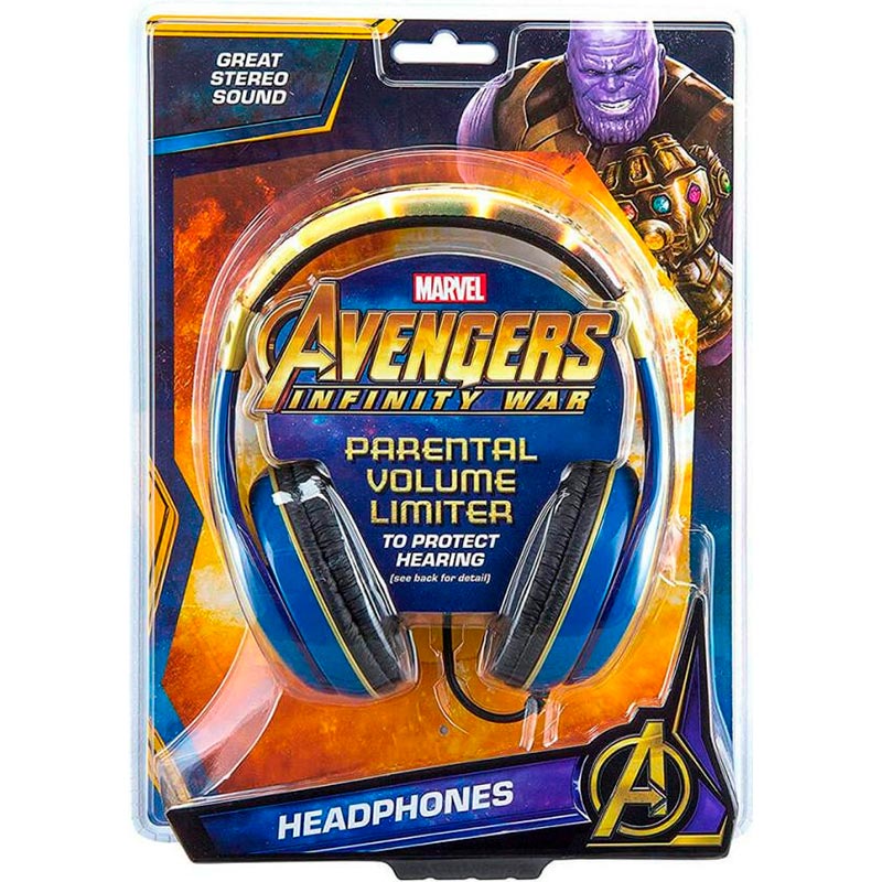 Навушники eKids MARVEL Avengers Infinity War Kid-Friendly Volume (AV-140.EXV8M) Акустичне оформлення закриті