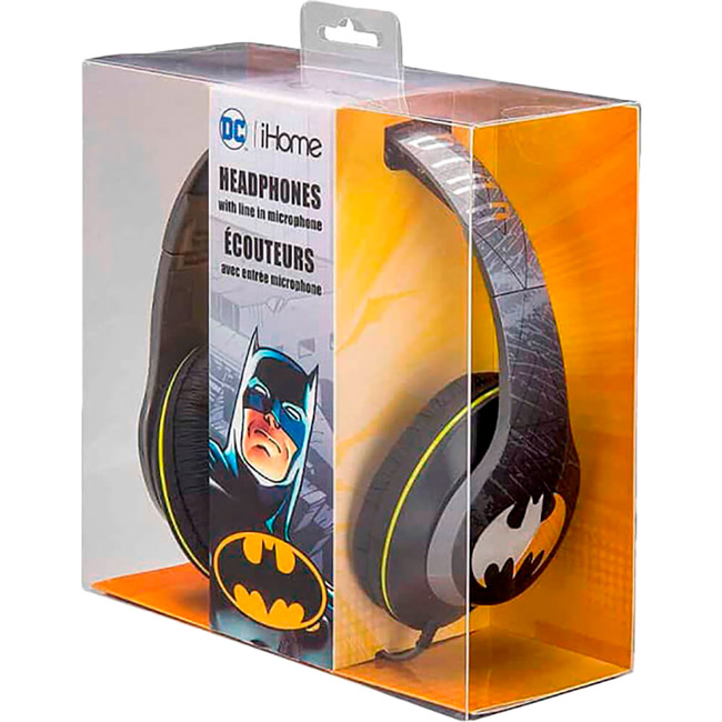 Гарнітура eKids iHome Warner Bros Batman Mic (RI-M40BM.FXV7) Конструкція накладні (накладаються на вухо)