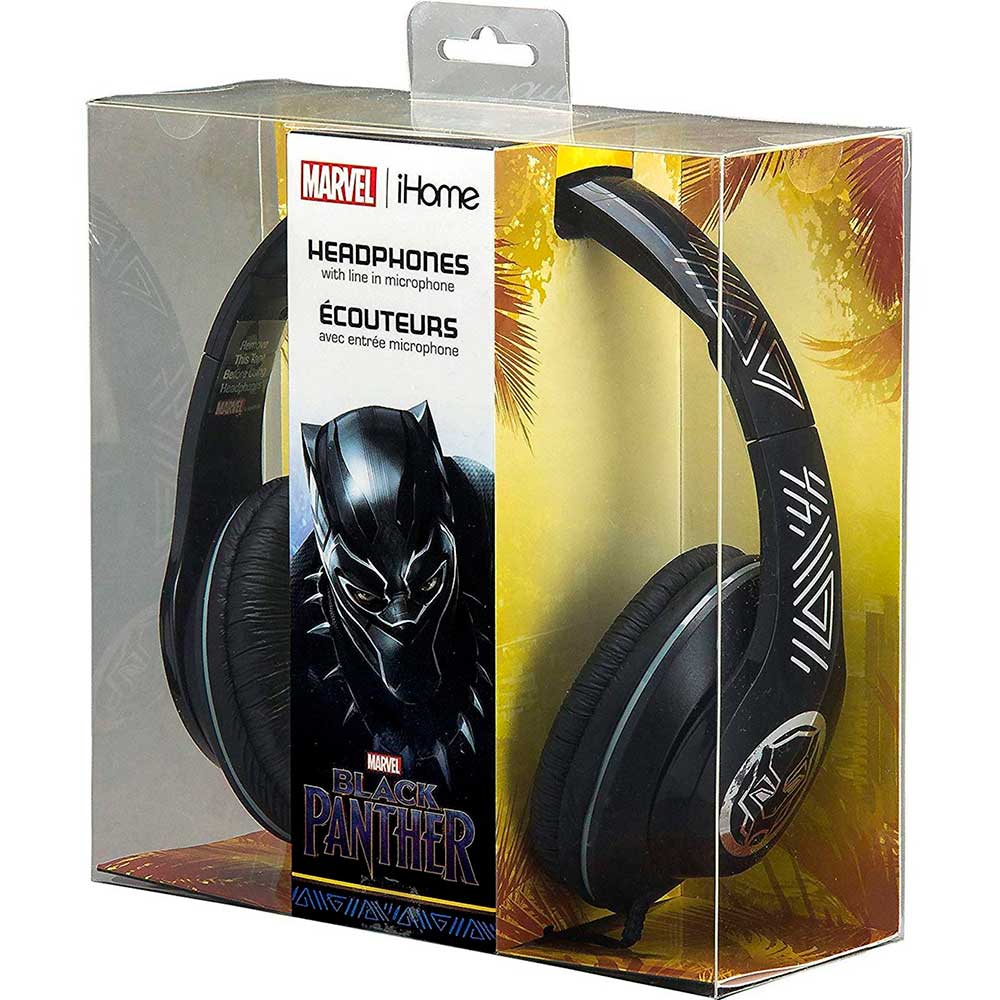 Гарнітура eKids iHome MARVEL Black Panther Mic (VI-M40BP.FXV8M) Конструкція накладні (накладаються на вухо)