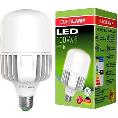 Светодиодная лампа Eurolamp LED E40 100W 130 pcs СW HP (LED-HP-100406) Тип цоколя (патрона) E40