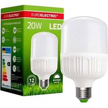 Світлодіодна лампа Euroelectric LED Plastic 20W E27 4000K (LED-HP-20274(P))