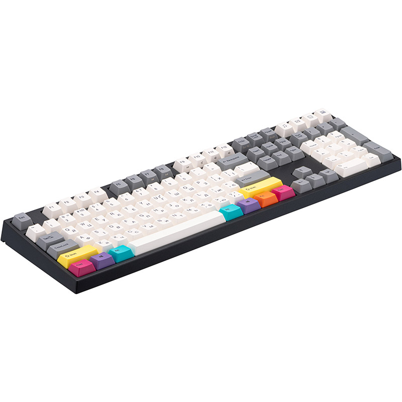 Клавиатура VARMILO VEA108 CMYK Cherry Mx Blue EN/UKR (A26A024D2A3A17A007) Класс игровая