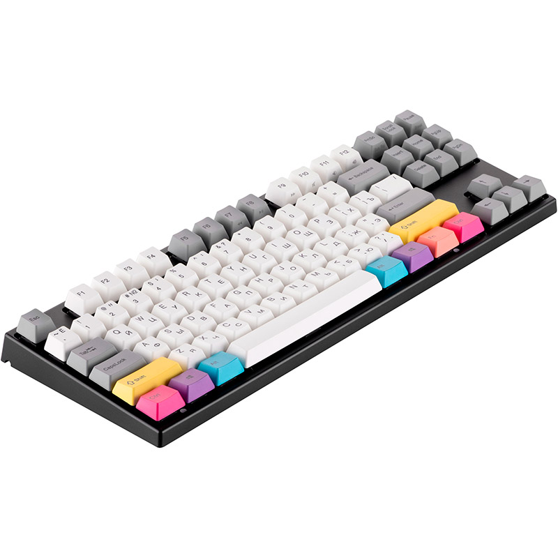 Клавиатура VARMILO VEA87 CMYK Cherry Mx Blue EN/UKR (A23A024D2A3A17A007) Класс игровая