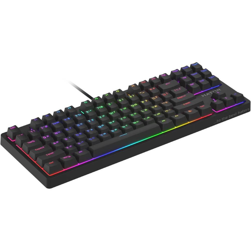 Клавіатура HATOR Rockfall 2 Optica TKL black (HTK-730) Клас ігрова