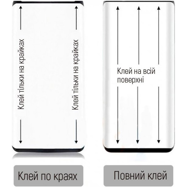 Защитное стекло COLORWAY 9H FC Glue для Oppo A78 Black (CW-GSFGOA78-BK) Тип стекло