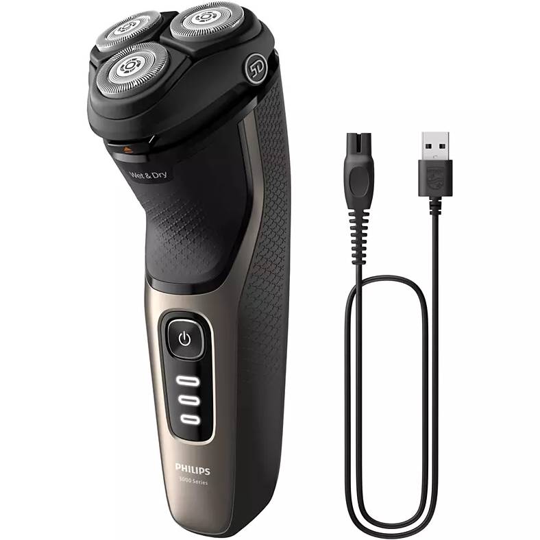 Електробритва PHILIPS series 3000 S3242/12 Спосіб гоління сухе та вологе