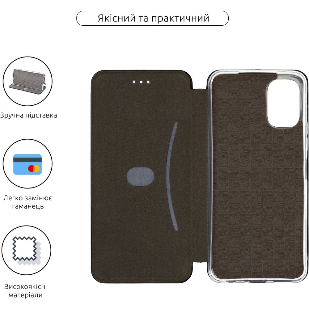 Чохол ARMORSTANDART G-Case для Tecno Spark 9 Pro (KH7n) Black (ARM68955) Тип чохол-книжка