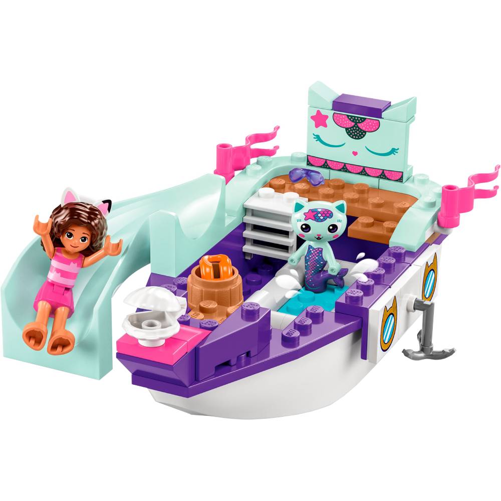 Конструктор LEGO Gabby's Dollhouse Корабель та спа Габбі та Нявки (10786) Кріплення блок