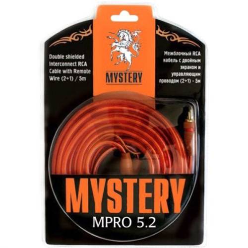 Кабель MYSTERY MPRO 5.2 Тип разъема 2 RCA - 2 RCA