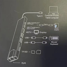 Док-станція XOKO AC-550 8 в 1 (XK-AC550-SL)