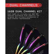Набір OCPC 2x8GB DDR4 4000MHz X3 RGB Black (MMX3A2K16GD440C19BL)