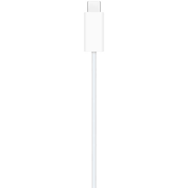 Беспроводное зарядное устройство Apple Watch Magnetic Fast Charger to USB-C Cable 1 м White (MLWJ3ZM/A) Кабель несъемный