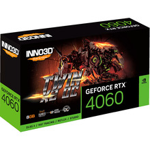 Відеокарта INNO3D GeForce RTX4060 8Gb 128Bit 1830/17000MHz TWIN X2 (N40602-08D6X-173051N)