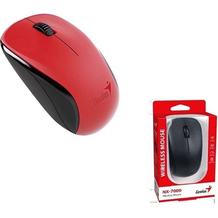 Миша GENIUS NX-7000 Red (31030027403) Бездротове підключення RF