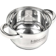 Набір каструль HOLMER 10 пр. (CS-11052-SS)