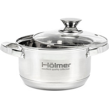 Набір каструль HOLMER 2.7+3.8+5+6 л (CS-1853-SS)