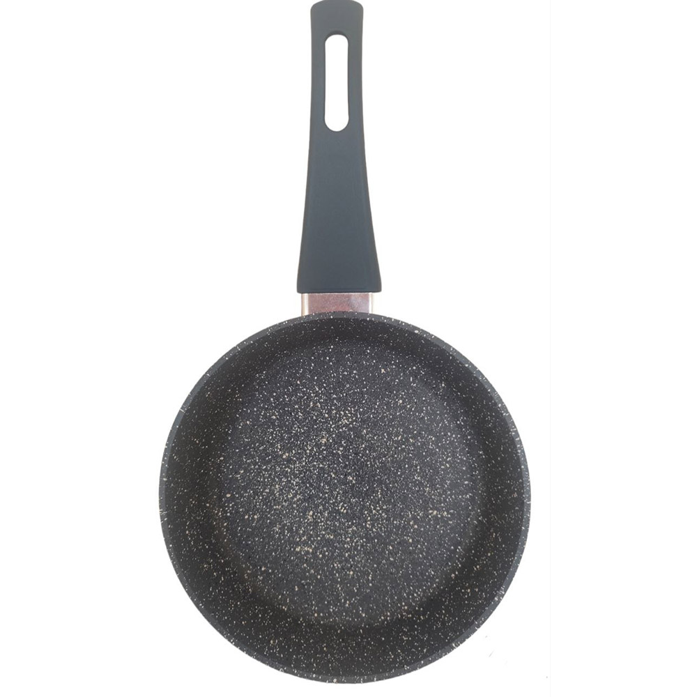 Сотейник із кришкою TALKO Веста 24 см Dark Grey (AD50241) Висота борту 5.4