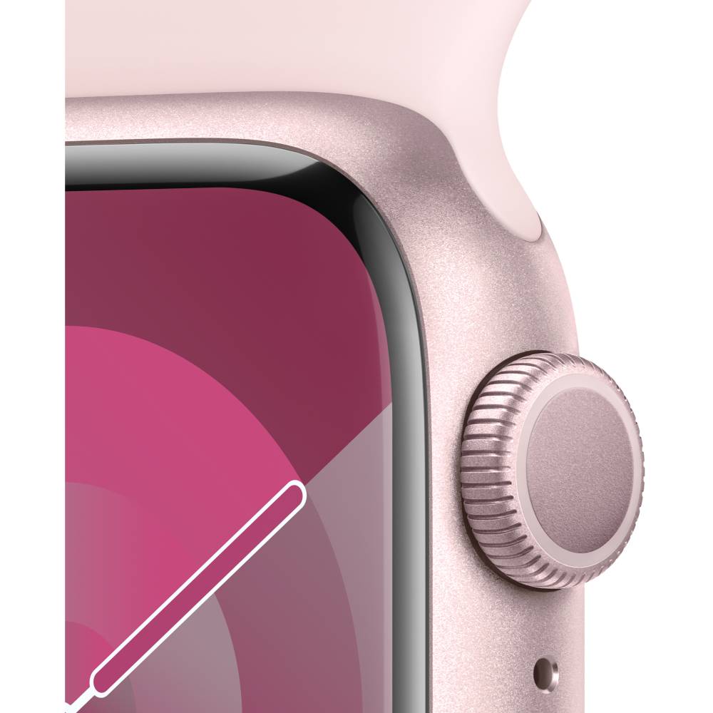 Смарт-часы APPLE Watch Series 9 GPS 45mm Pink Alum Light Pink Sp/b - M/L (MR9H3QP/A) Операционная система Watch OS