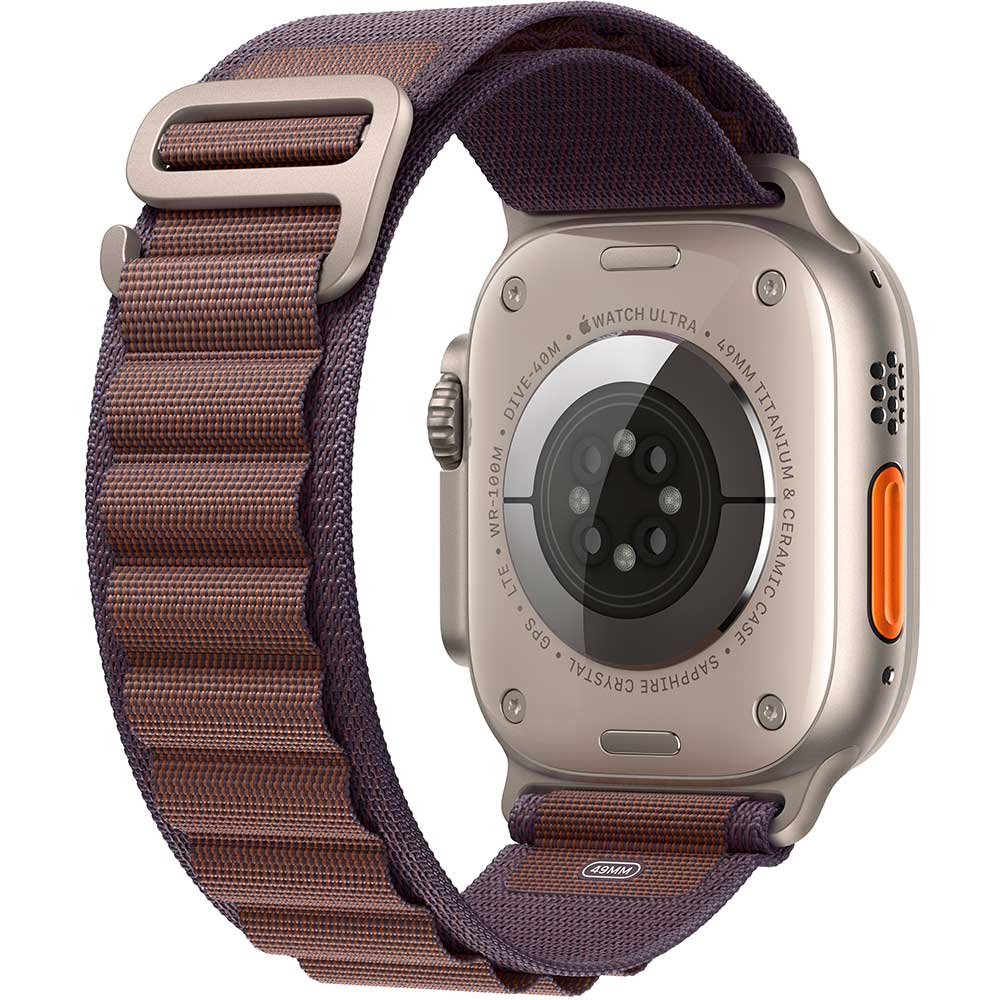 Смарт-часы APPLE Watch Ultra 2 GPS + Cellular, 49mm Titan Indigo Alpine Loop - Small (MRER3UL/A) Операционная система Watch OS