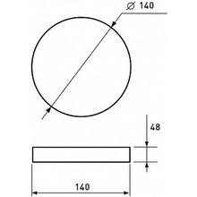 Светильник EUROLAMP LED ЖКХ G4 12W 5000K (40) (LED-NLR-12/50(G4))