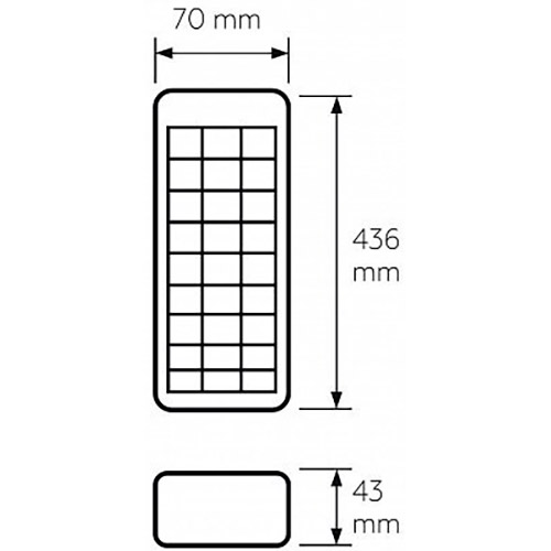 Світильник EUROLAMP 60 SMD 12W 6500-7000K (20) (EM-60SMD/12W) Тип живлення акумулятор