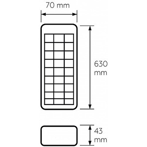 Светильник EUROLAMP 120 SMD 24W 6500-7000K (20) (EM-120SMD/24W) Тип питания аккумулятор