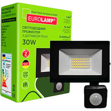 Прожектор EUROLAMP LED SMD 30W 6500K (40) (LED-FL-30/65(sensor))