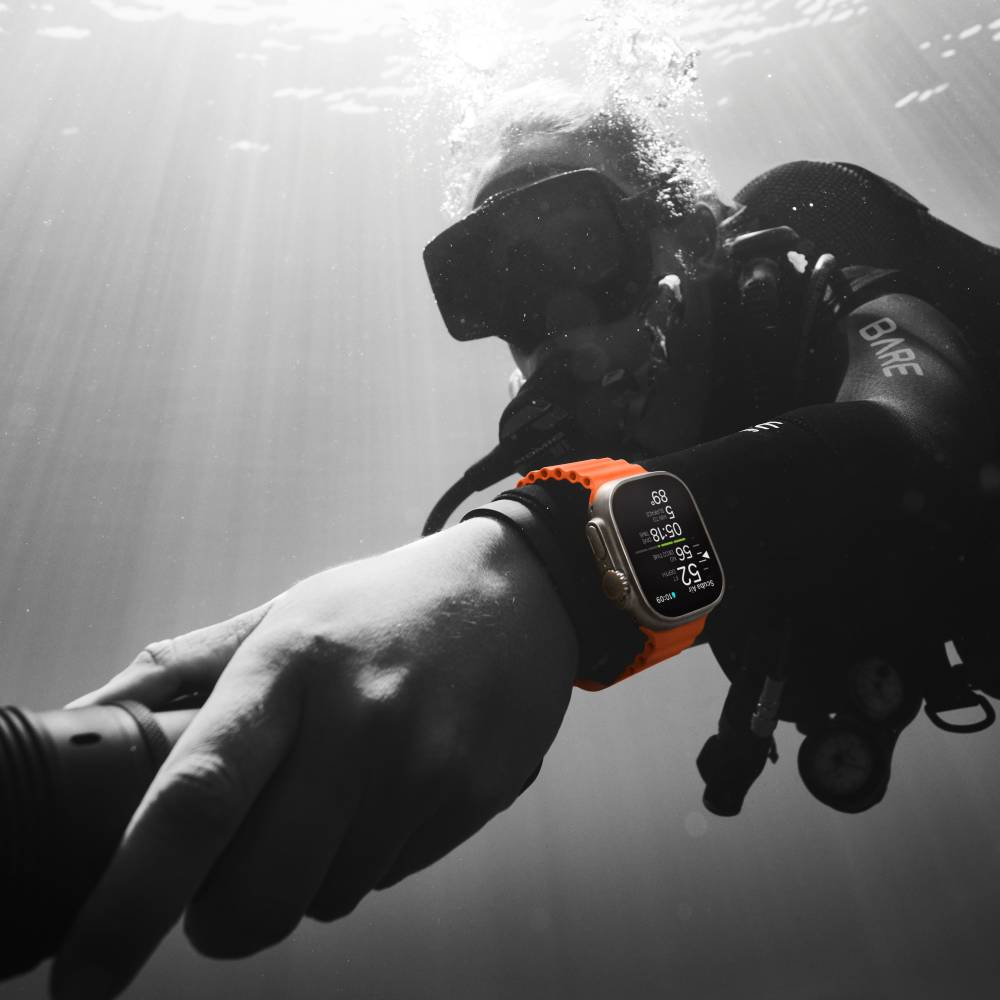 Смарт-годинник APPLE Watch Ultra 2 GPS + Cellular, 49mm Titan Orange/Beige Trail Loop - M/L (MRF23UL/A) Вид діяльності плавання
